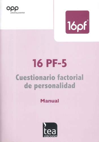 16 PF-5. Cuestionario Factorial de Personalidad. Kit corrección  25 Hojas de respuestas, Pin 25 usos 